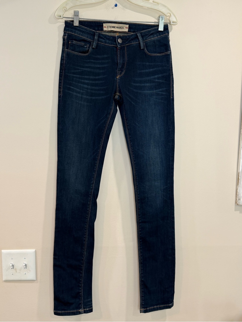 🔥NWOT Etienne Marcel Women's Dark Blue Skinny Jeans Size 27 🔥